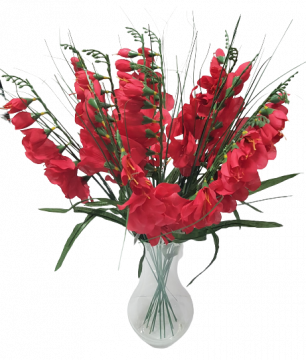 Frézie - Kvalitné umelé kvety - krásna dekorácia pre každú príležitosť - Farba - fialová
