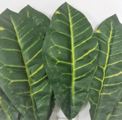 Artificial Leaf Decoration 3 Green 13 inches (33cm) Price is for 1piec