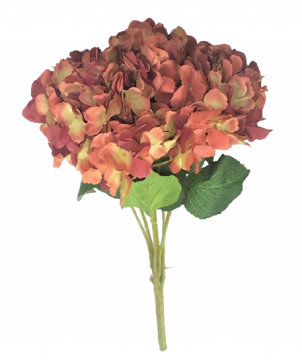 Hortensii - Floare artificială - un decor frumos pentru orice ocazie - Color - roșu