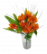 Buchet de Crocus x7 30cm portocaliu flori artificiale