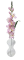 Mieczyk w wazonie 78 cm różowy sztuczny