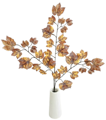 Künstliche Dekoration Zweig Weinblatt 67cm