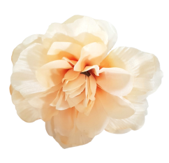 Dahlia hlava kvetu Ø 11cm žltá, krémová umelá
