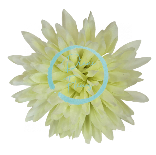 Główka kwiatu chryzantemy O 10cm miętowa sztuczna
