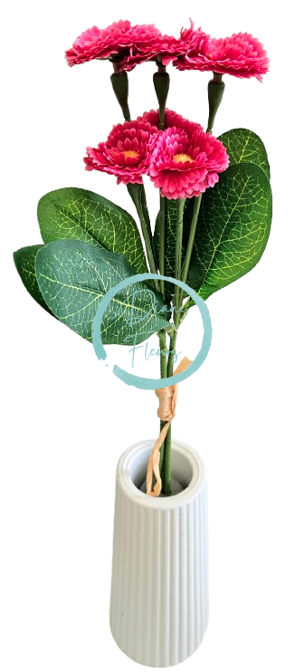 Künstliche Ewige Blumenstrauß x5 31cm