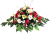 Großes Trauergesteck aus künstliche Gänseblümchen, Rosen, Gerberen und Accessoires 90cm x 50cm x 28cm
