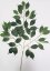 Dekorációs gally Ficus 58cm zöld művirág
