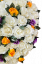 Künstliche Kranz Herz-förmig mit Rosen und mit einem Moosherz 80cm x 80cm