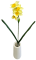 Umjetni narcis grana 45cm svijetložuti