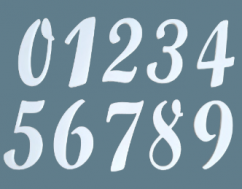 3D-Zahlen 0 bis 9 – im Produktdetail auswählen 8cm