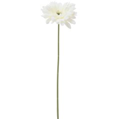Gerbera kusová 44cm biela umelá