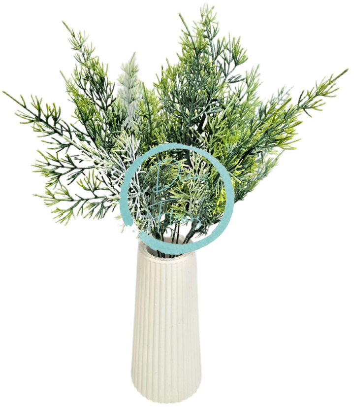 Decorazione verde artificiale 40cm