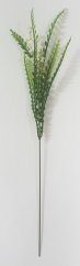 Zöld díszítés 43cm művirág