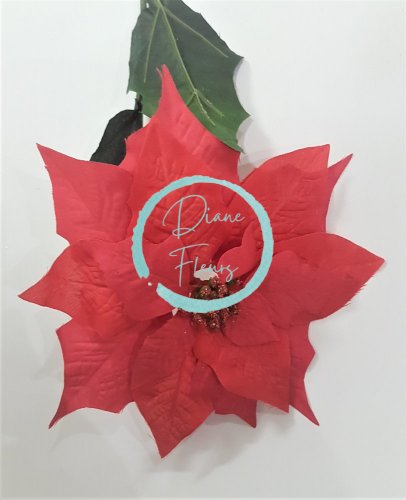 Božićna zvijezda Poinsettia 73cm Crvena umjetna