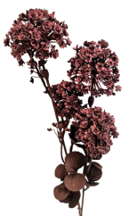 Dekorace přízdoba zeleň umělá 60cm tmavě hnědá