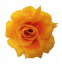 Růže hlava květu O 10cm oranžová umělá