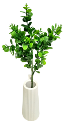 Dekorace eukalyptus umělý přízdoba zeleň 44cm
