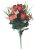 Künstliche Rosen & Alstroemeria & Nelke Strauß x18 rot 50cm