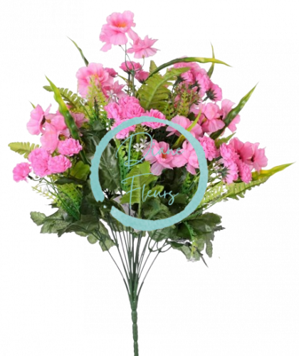 Luxusní kytice třešeň 50cm růžová umělá