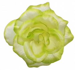 Cap de floare de trandafir 3D O 3,9 inches (10cm) Mint flori artificiale
