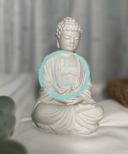 Buddha statuette 12,5cm - 2 color variants