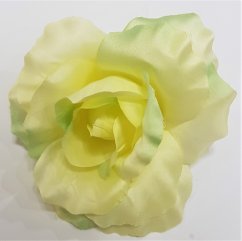Rózsavirágfej Körülbelül 13 cm-es menta művirág