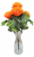 Künstliche Chrysanthemen Strauß x5 Orange 50cm - Bestpreis