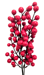 Dekoration pick Beeren 58cm Rot