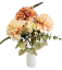 Artificial Dahlias Bouquet x5 30cm Light Brown