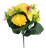 Künstliche Chrysantheme/Orchidee Strauß Gelb 13 inches (33cm)