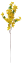 Zlatý dážď 50cm žltá umelý