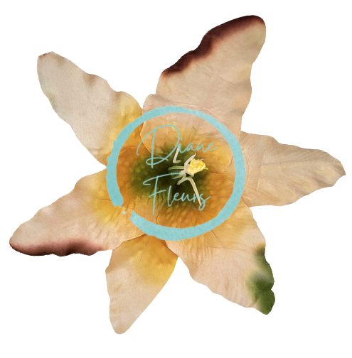 Lalia hlava kvetu Ø 16cm jesenné farby umelá Lalia hlava kvetu Ø 16cm jesenné farby umelá