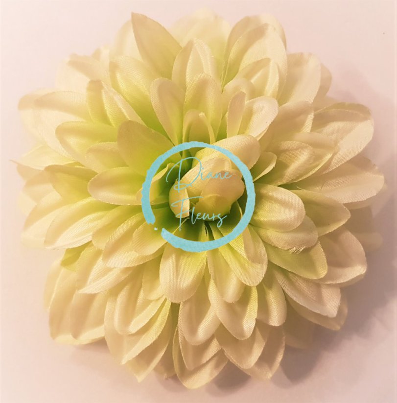 Dahlia "Jiřina" hlava květu O 12cm umělá Mint