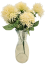 Голям букет от Thistle & Accessories 38 см изкуствен крем