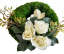 Okrasni venec iz mahu vrtnice, angel in dodatki 15cm
