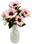 Künstliche Gänseblümchen Strauß 32cm Rosa