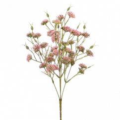 Művirág dekoráció kis virágok 35cm rózsaszín