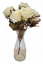 Artificial Roses Bouquet x7 42cm Cream