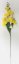 Orchidea větev "7" žlutá 60cm umělá