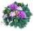 Arrangement mit künstlichen Chrysanthemen und Rosen & Zubehör Ø 28m x 16cm