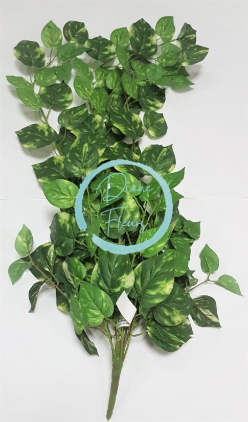 Dekorácia ťahač zelená Pothos 90cm umelá