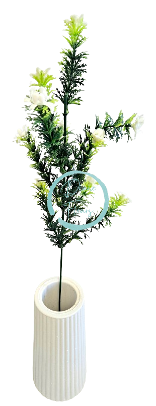 Dekorace přízdoba zeleň umělá 46cm