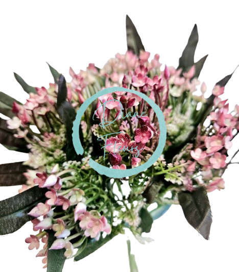 Изкуствена зелена декорация 37 см