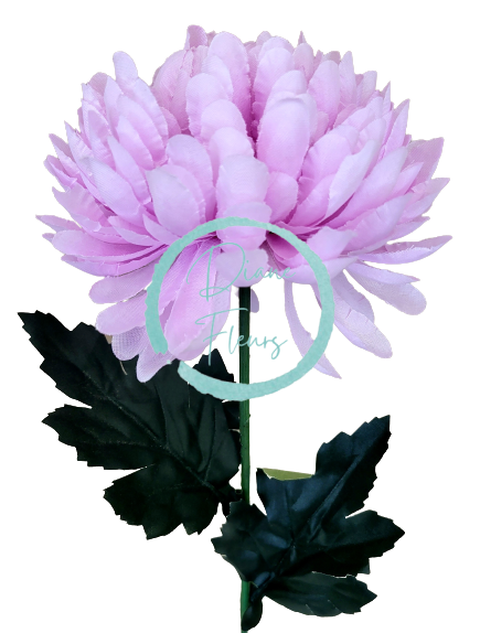 Künstliche Chrysantheme am Stiel Exclusive 60cm Lila