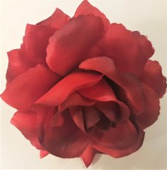 Glava cvijeta ruže O 10cm crvena umjetna