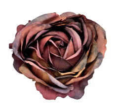 Piwonia Głowa piwonii 8cm Ekskluzywna brązowa sztuczna - opakowanie 12 szt.