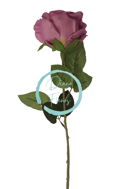 Rose vijolična 74cm umetna