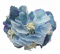 Artificial Hydrangea Head O 16cm Blue
