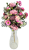 Buchet de Anemone 44cm flori artificiale roz prăfuit