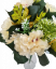 Umelá kytica dahlie, hortenzie, bodliak a doplnky x18 44cm